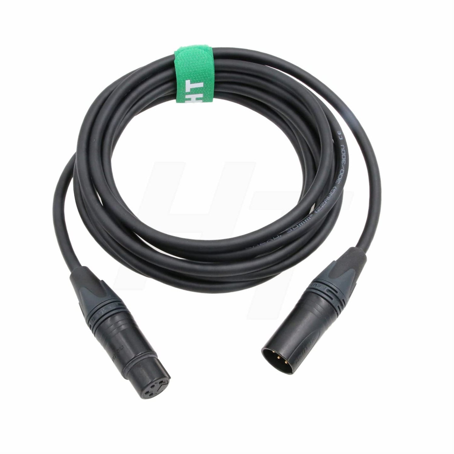 Cavo Di Alimentazione XLR a 4 Pin Maschio a 4 Pin Femmina 3 Metri per Blocco Batteria a Sony Canon Blackmagic Camera Monitor Recorder Mixer