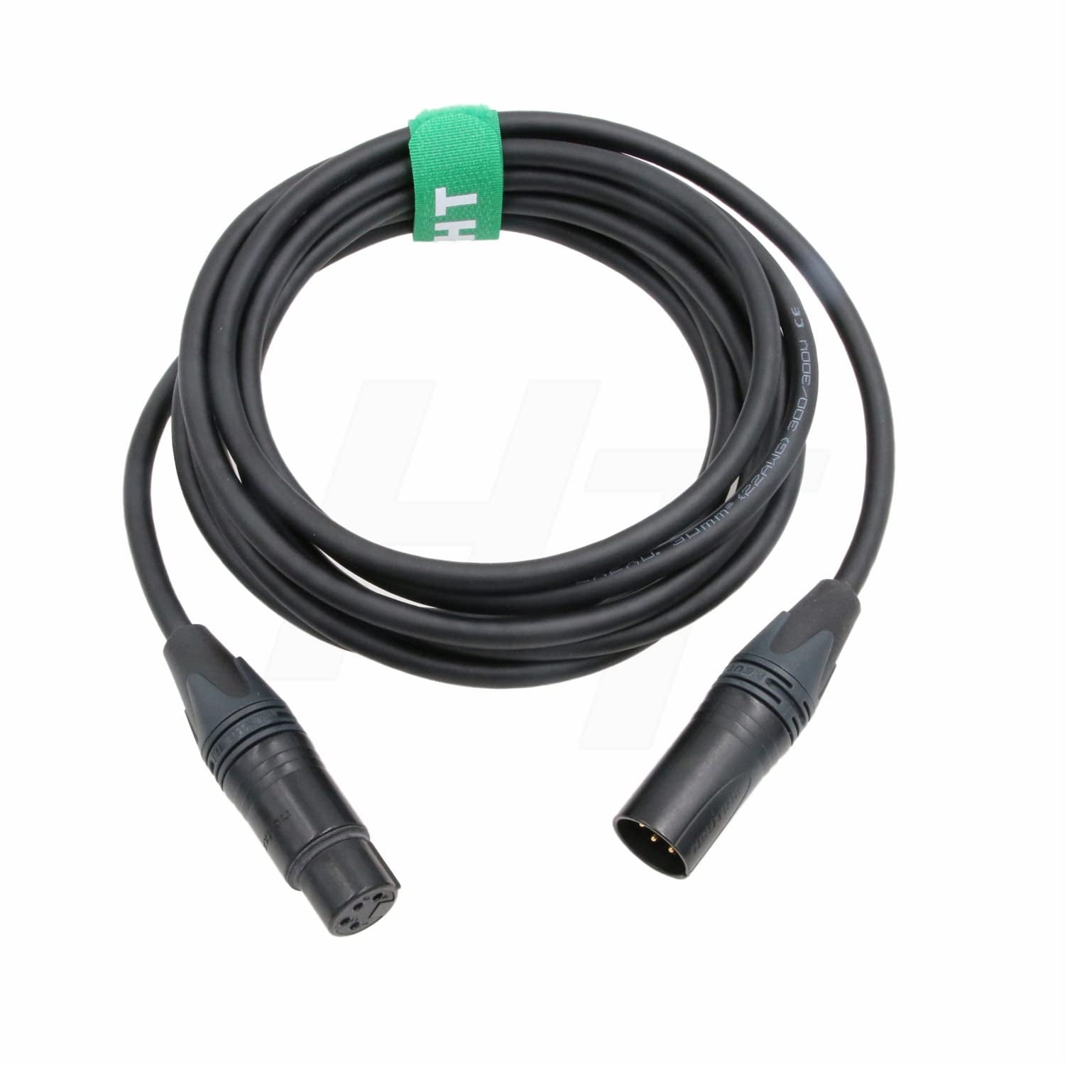 Cavo Di Alimentazione XLR a 4 Pin Maschio a 4 Pin Femmina 3 Metri per Blocco Batteria a Sony Canon Blackmagic Camera Monitor Recorder Mixer