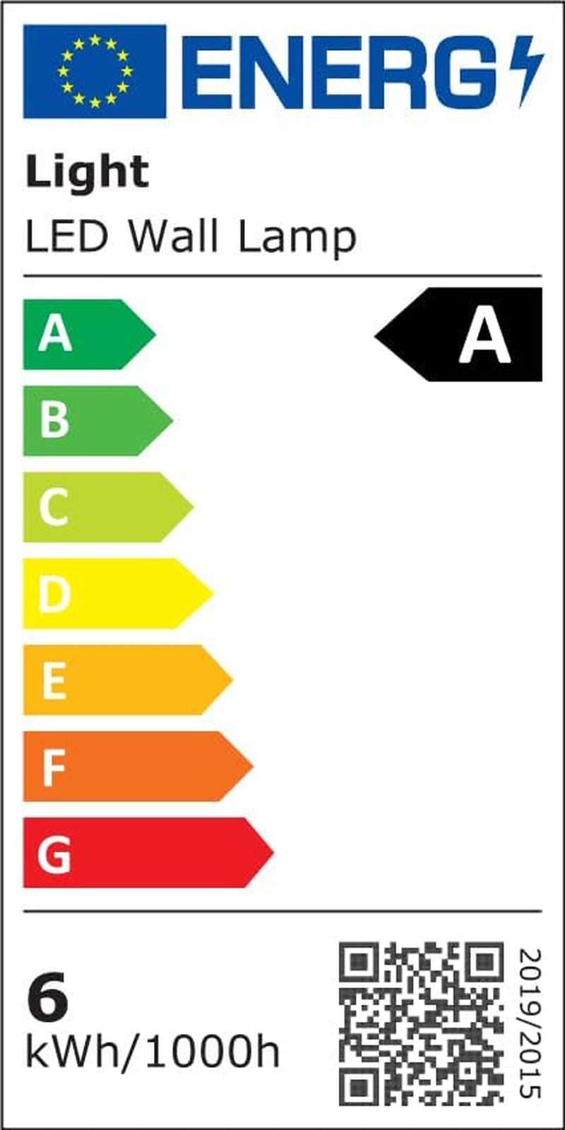 Lampada Da Parete LED Smart Wifi Interna/Esterna (Nero)