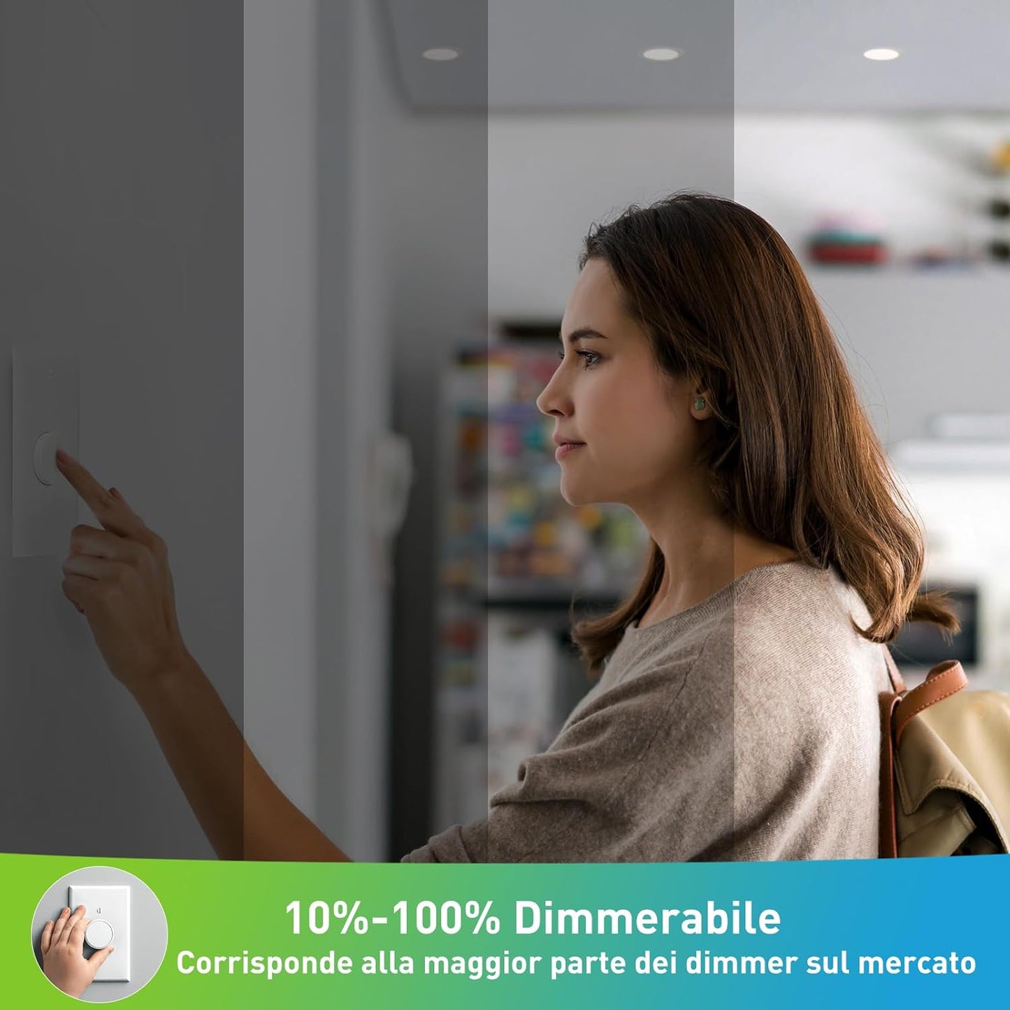 5X Faretti LED Da Incasso 7W 230V 630 Lumen, Dimmerabile Spot LED Incasso 5 Temperature Selezionabili, IP54 LED Downlights per Bagno Camera Da Letto Soggiorno