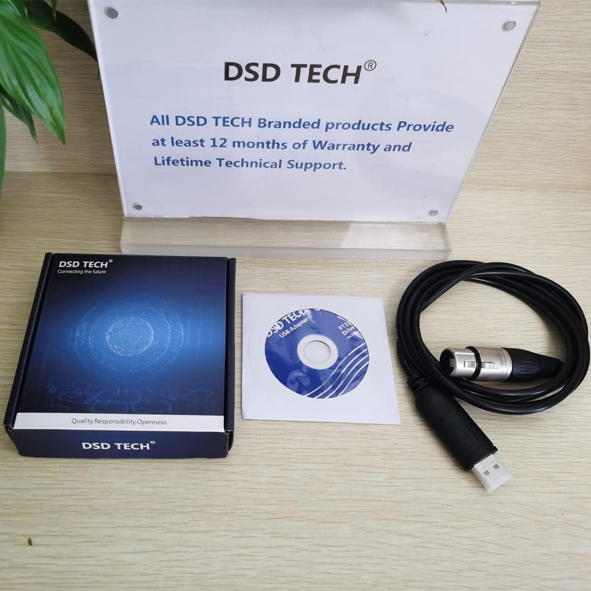 Cavo Di Interfaccia Da USB a DMX Con Chip FTDI - 5,9 Piedi