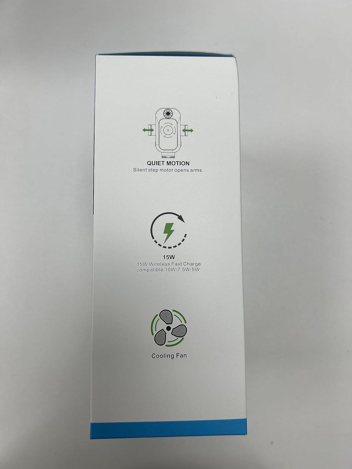 Doppia Bobina Caricatore Auto Wireless 15W Qi Caricabatteria Da Auto Induzione Adattatore Caricabatterie Veloce Telefoni QC 3.0 per Samsung Galaxy Z Flip 4/3/2 Iphone 14/13 Huawei Google Nero