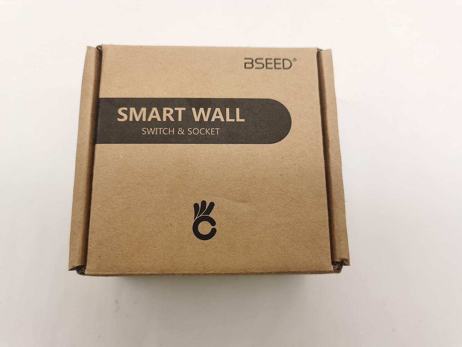 WILD - Interruttore Luminoso Con Presa WIFI Compatibile Con Alexa E Google Home 1/2/3 Velocità 1 Way Interruttore Touch E Presa Smart Eu, Bianco