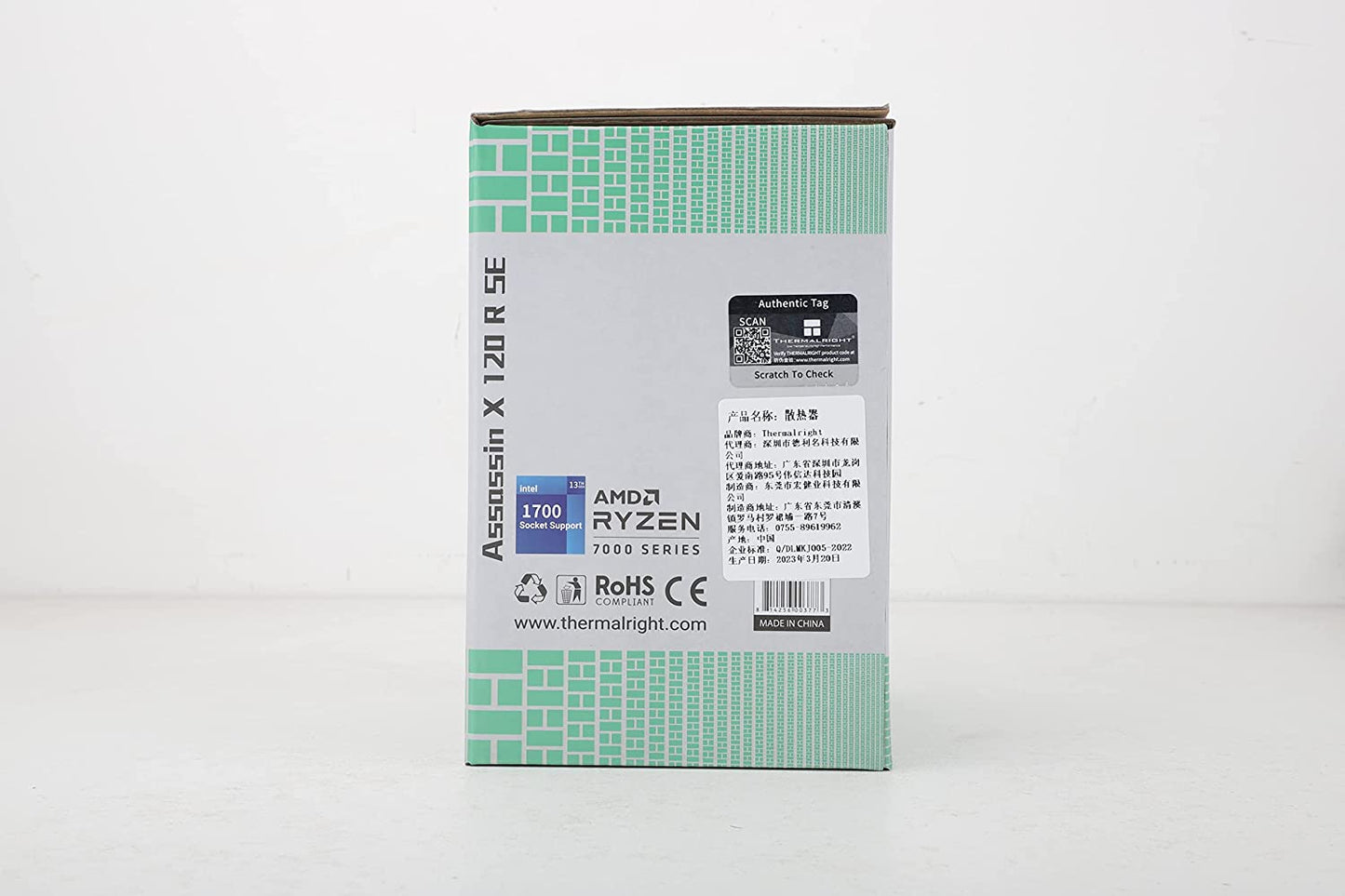 Assassin X 120 SE CPU Air Cooler, AX120 SE, 4 Heatpipes, TL-C12C PWM Silent Fan CPU Cooler Con Cuscinetto S-FDB, per AMD Am4/Intel 1150/1151/1155/1156/1200/1700/17XX