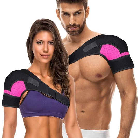 Supporto per Spalle in Neoprene, Supporto Regolabile per La Prevenzione Degli Infortuni E Il Recupero Degli Infortuni Sportivi, Spalle Artritiche per Spalla Sinistra/Destra, Uomo/Donna