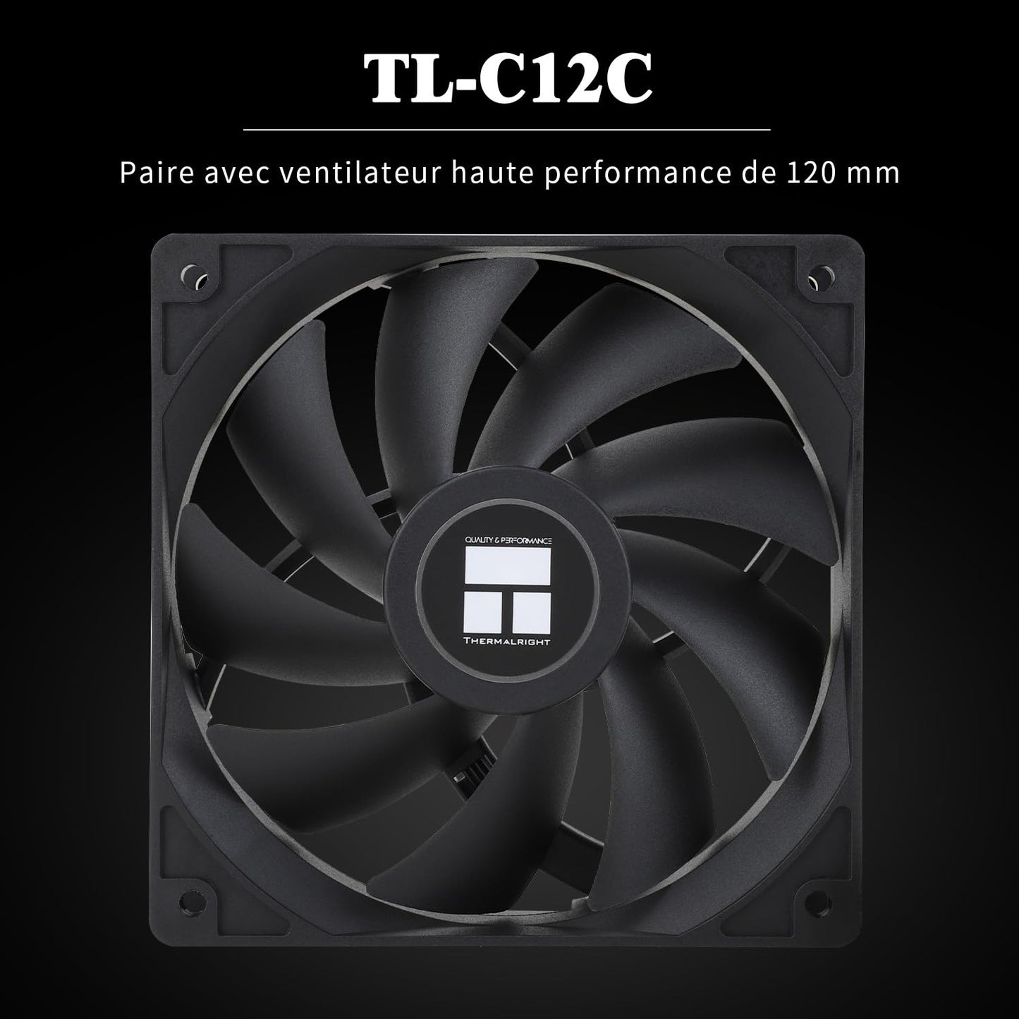Assassin X 120 SE CPU Air Cooler, AX120 SE, 4 Heatpipes, TL-C12C PWM Silent Fan CPU Cooler Con Cuscinetto S-FDB, per AMD Am4/Intel 1150/1151/1155/1156/1200/1700/17XX