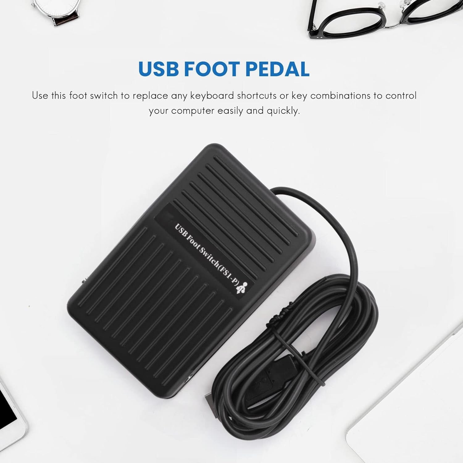 PC USB Pedale Foot Switch Tastiera