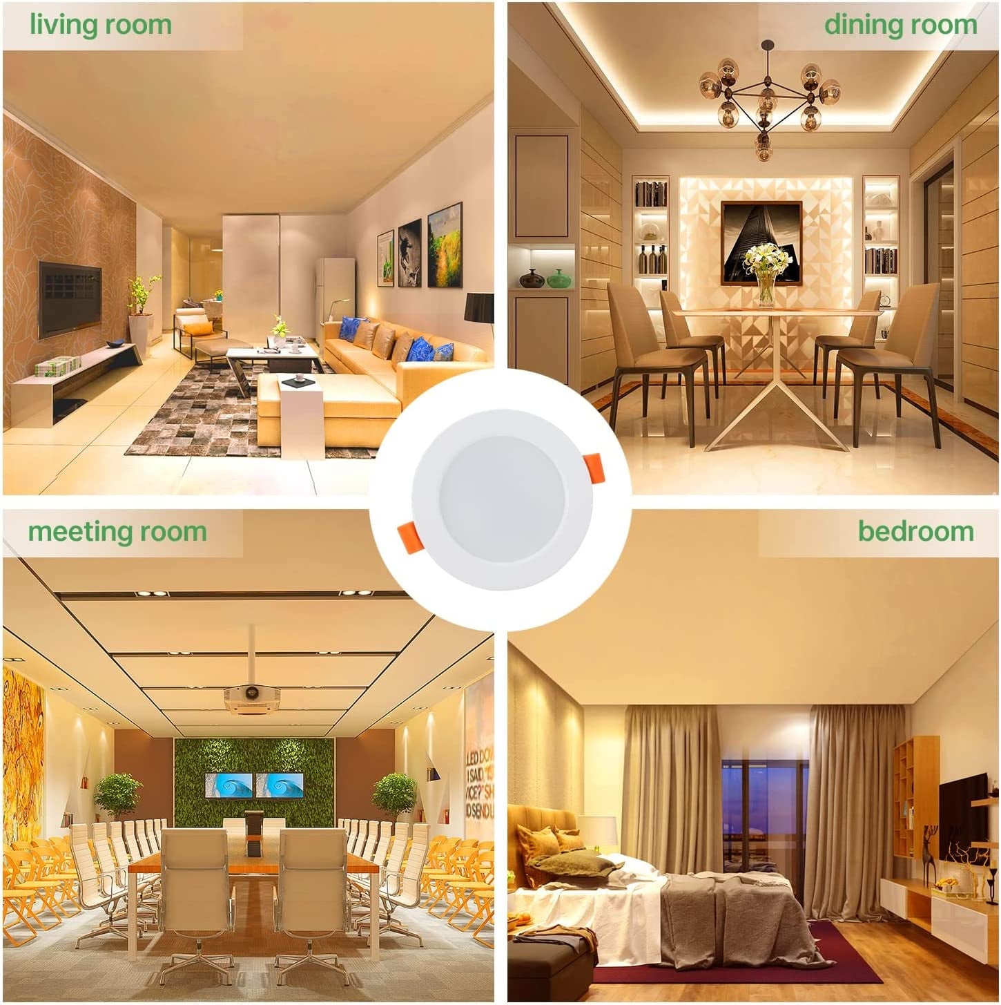 Faretti Led Da Incasso per Cartongesso,5W Equivalenti a 50W,Luce Bianca Fredda 6000K Luci Ultrasottili Da Soffitto per Cartongesso Da Interno,Rotondo Métal,Slim Downlights,Foro Φ75-95Mm,Set Da 30