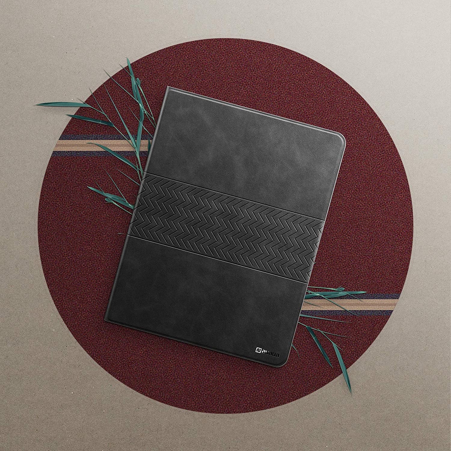 Custodia per Ipad 9A Generazione 10.2" 2021 / Ipad 8A Generazione 2020 / Ipad 7A Gen 2019, Con Portapenne Integrato, Auto Svegliati/Sonno (Grigio)