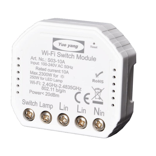 Wifi Smart Light Switch Modulo Interruttore Fai Da Te Smart Life/Tuya APP Telecomando, Funziona Con Alexa Echo Google Home 1/2 Via…