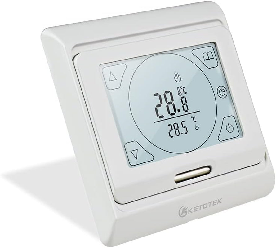 Termostato Riscaldamento Programmabile Digitale Con Sonda AC 220V 16A LCD Touch Screen a Pavimento Termostato Ambiente Da Parete Elettrico Regolatore Di Temperatura