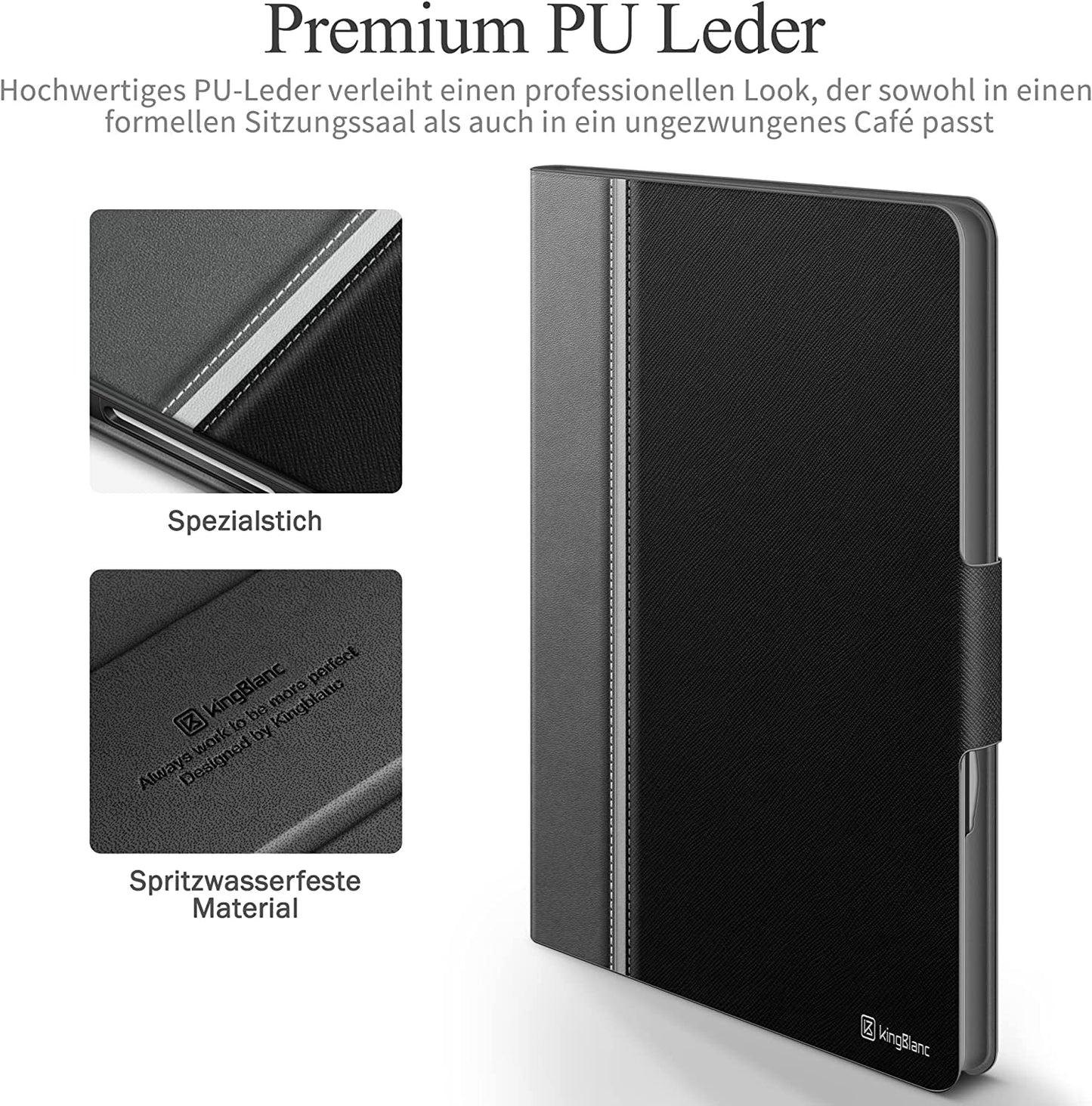 Custodia per Ipad Mini Di 6° Generazione 2021 Da 8,3 Pollici, Con Portapenne, in Pelle Vegana, Con Funzione Sleep/Sveglia E Supporto Versatile