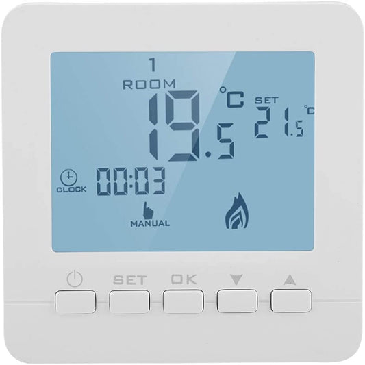 Display LCD Intelligente Termostato Di Riscaldamento Regolatore Di Temperatura Ambiente Programmabile per Casa