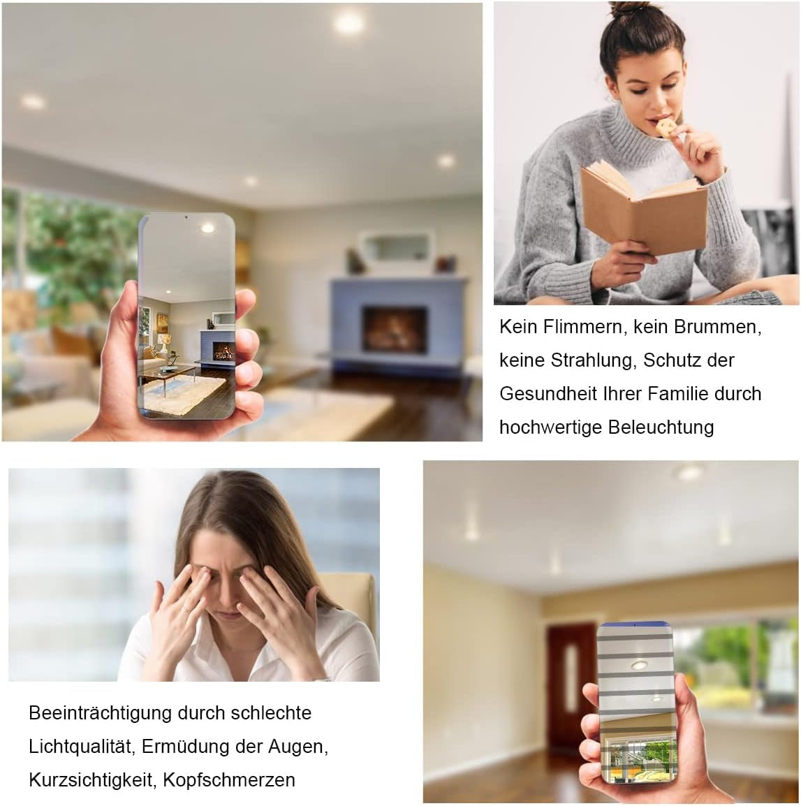 6 Pezzi LED Faretti Da Incasso Luci Da Incasso a Soffitto Spot Led 6W 500 Lumen 6000K Bianco Ultra Piatto E Sottile IP44 Bianco Freddo Protezione Degli Occhi E Risparmio Energetico