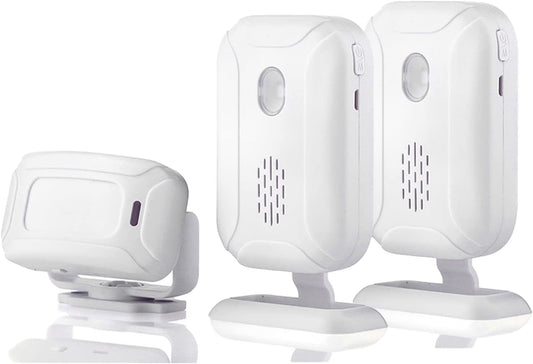 Campanello Con Sensore Di Movimento per Ingresso Aziendale, Monitor Buzzer Di Benvenuto Del Negozio, Kit Campanello per Porte Esterne per Promemoria per Anziani