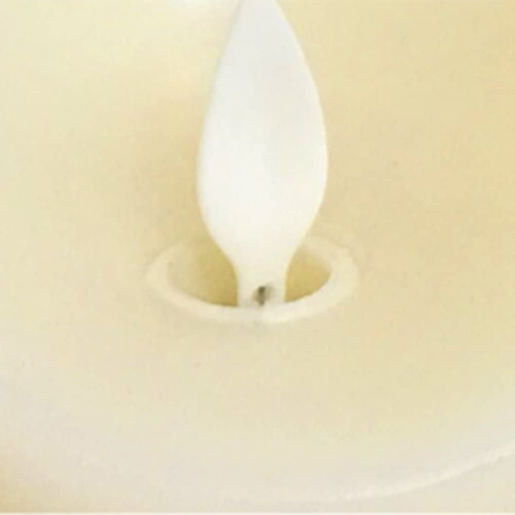 5.9In LED Wickless Candle Wave Tear Shaped Ricaricabile E Ambientale Flickering Candle Con Telecomando