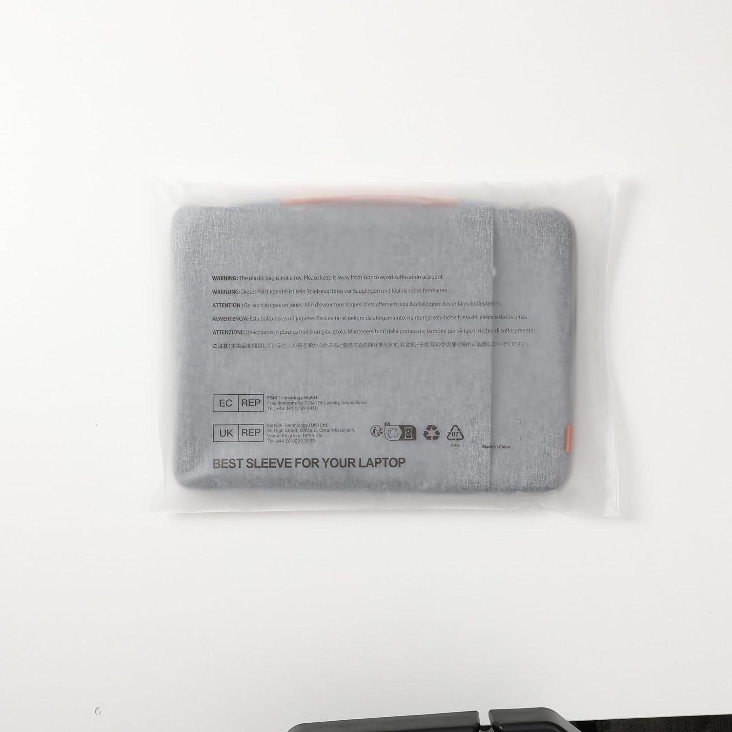 Custodia 14 Pollici Compatibile Con 15,3 Macbook Air M2 2023(A2941), 14 Pollici Chromebook Notebook Ultrabook, 15 Macbook Pro 2019-2016 (A1990/A1707), 15" Surface Laptop 5/4/3 - Grigio